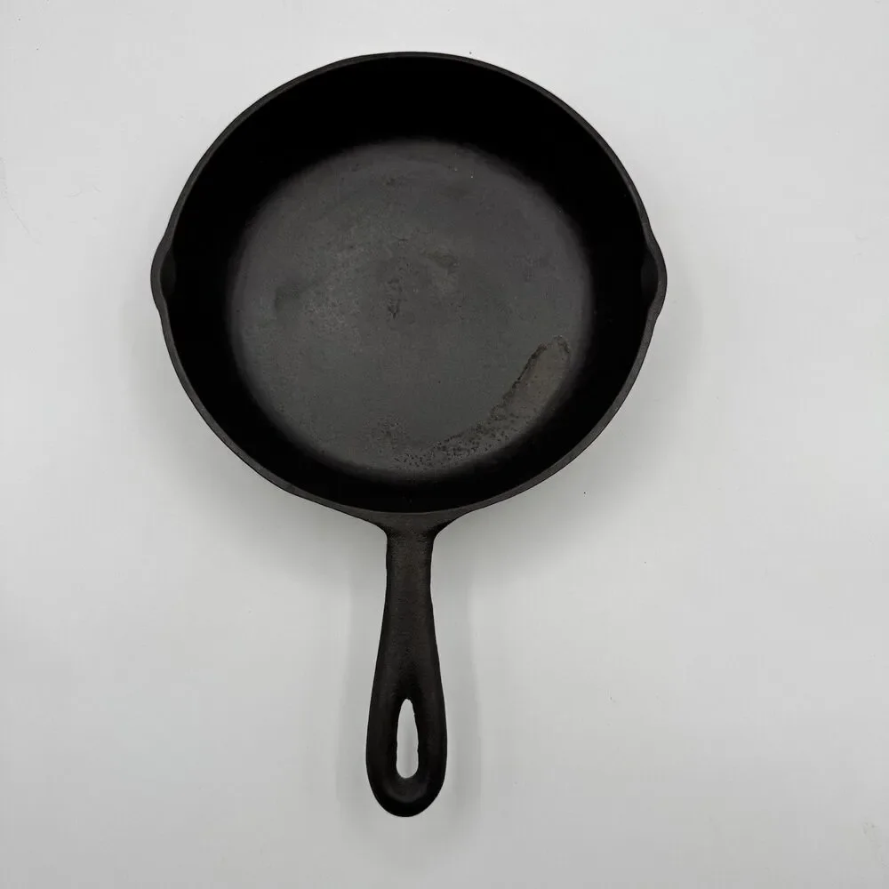 BSR Red Mountain Cast Iron Skillet #5 Restored Seasoned Sits Flat